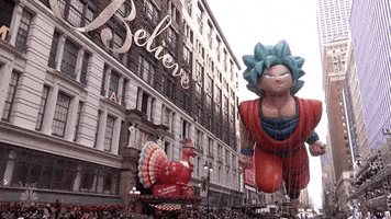 Dragon Ball Z GIF by The 97th Macy’s Thanksgiving Day Parade