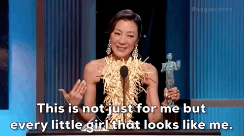 Michelle Yeoh Representation GIF by SAG Awards - Find & Share on GIPHY