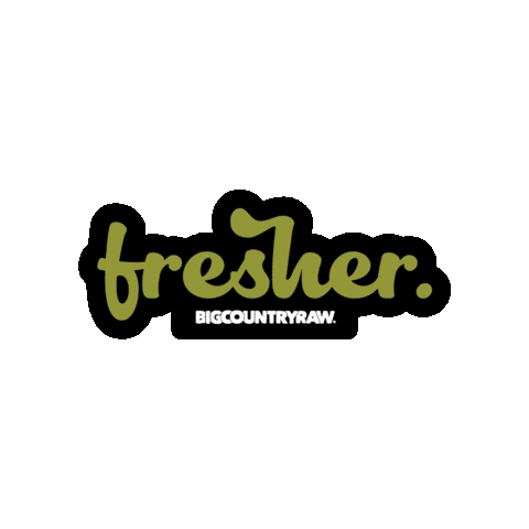 Fresh Sticker by Big Country Raw