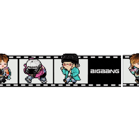 G Dragon Pixel Sticker
