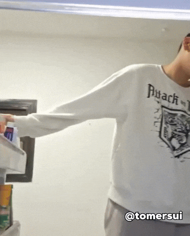 Excited Fridge GIF