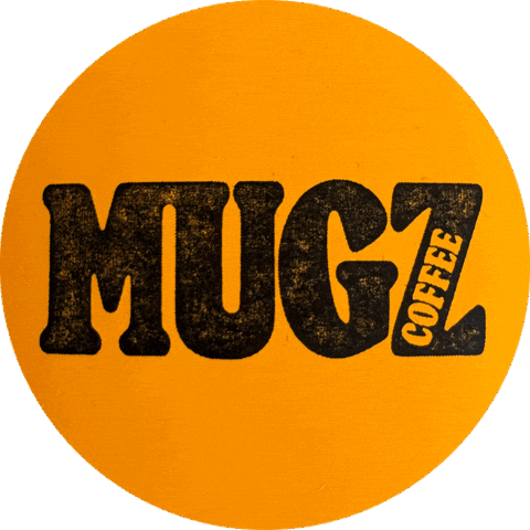 Orange Circle Sticker by MUGZ Coffee