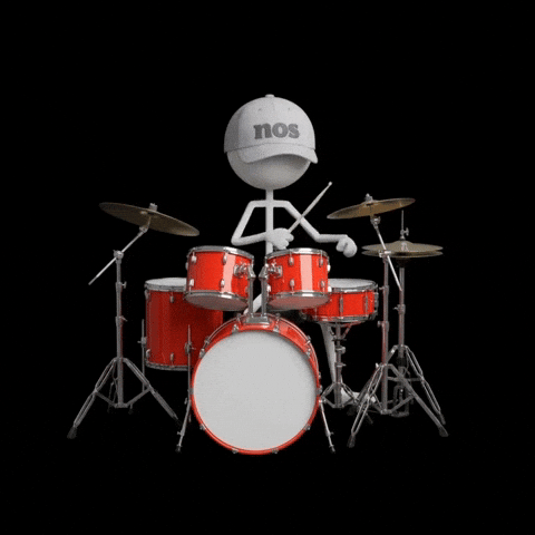 Drumming Hell Yeah GIF by NOS-Studio