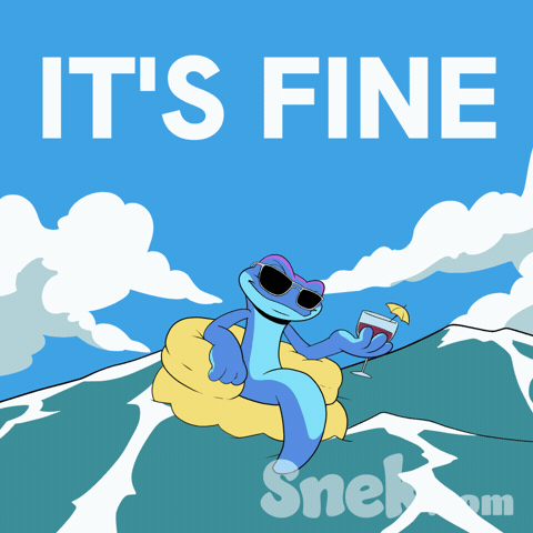Relaxed All Good GIF by Snek