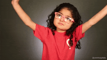little girl cheering GIF by Children's Miracle Network Hospitals
