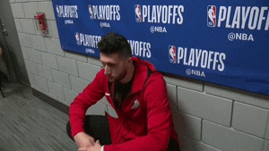 patiently waiting nba playoffs GIF by NBA