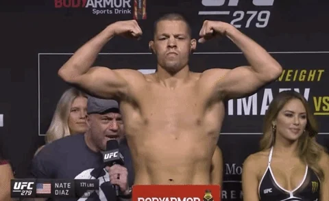 Weigh In Nate Diaz GIF