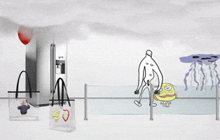 Shopping Clouds GIF