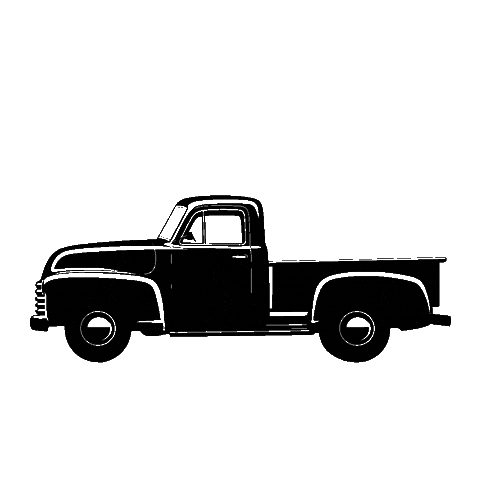Truck Driving Sticker by Stephen Day