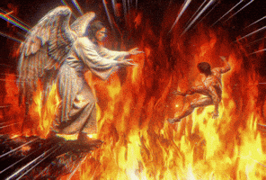 Jesus Christ Burn GIF