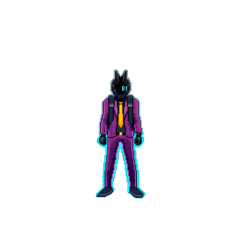 Mask Cyberpunk Sticker