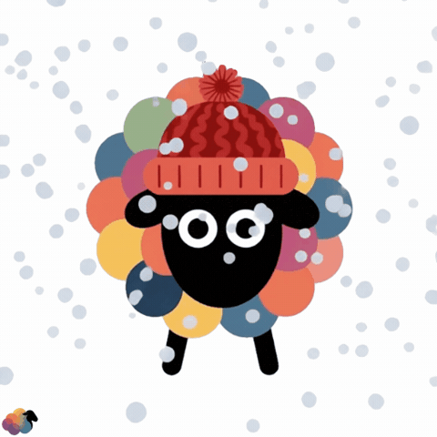 Snow Winter GIF by ColorSheep