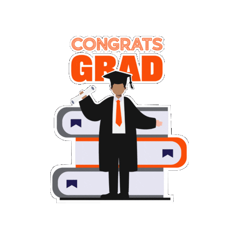Graduate Commencement Sticker by The University of Texas Rio Grande Valley