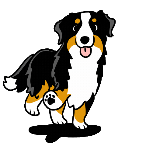Walking 犬 Sticker by うちクリ