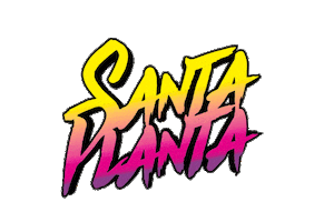 Santa Planta Distri Sticker