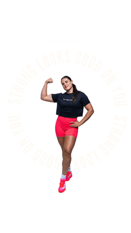Strength Strong Looks Good On You Sticker by Burn Boot Camp
