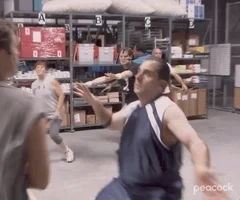 Michael defends aggressively Basketball 