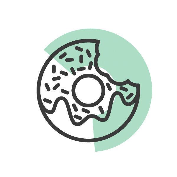 Donut Sticker by homfi