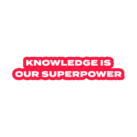 Knowledge Superpower Sticker by popsugar
