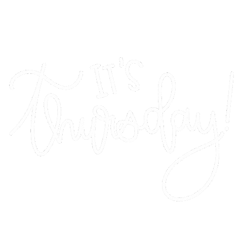 Thursday Weekdays Sticker by Sincerely Barbie Designs