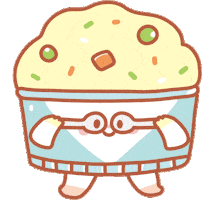 Happy Mashed Potatoes Sticker