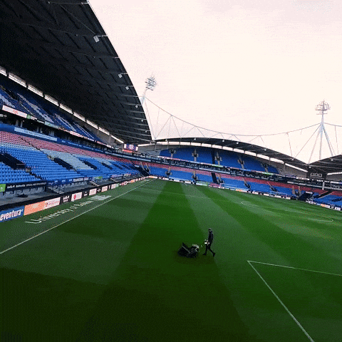 Lawn Mower Football Pitch GIF by Bolton Wanderers FC