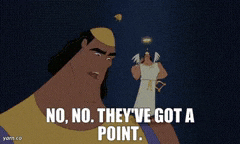 Emperors New Groove Got A Point GIF