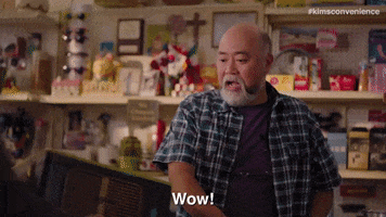 So Cool Wow GIF by Kim's Convenience