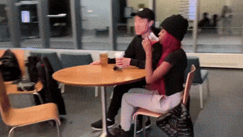 News Drinking GIF