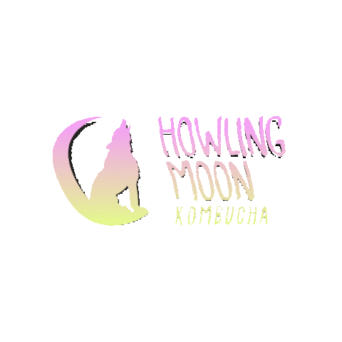 Howling Moon Kombucha Sticker