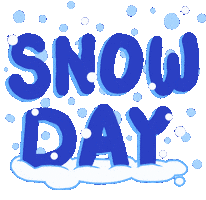 Sledding Snow Day Sticker