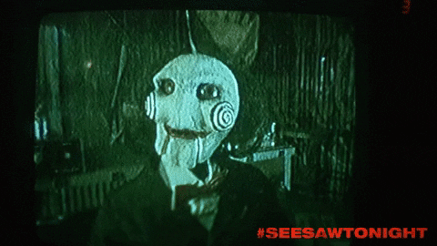 Horror Film Halloween GIF by Saw - 10th Anniversary Re-Release Event - Find  & Share on GIPHY