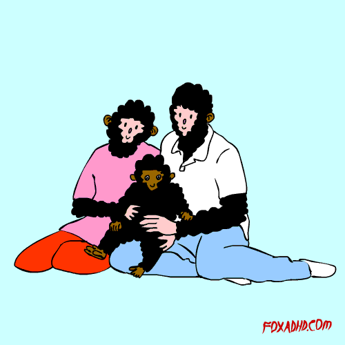 penelope gazin ape family GIF by Animation Domination High-Def