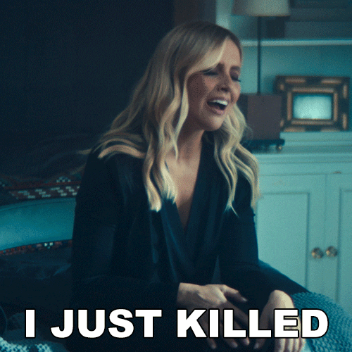 I Just Killed A Man GIF by Catie Offerman