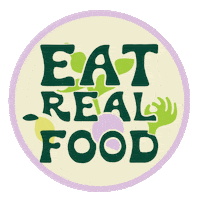 Eat Real Food Eating Sticker by Clean Juice