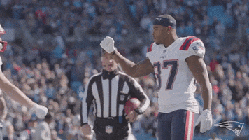 Damien Harris Reaction GIF by New England Patriots