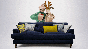 DFSfurniture christmas wallace aardman wallace and gromit GIF
