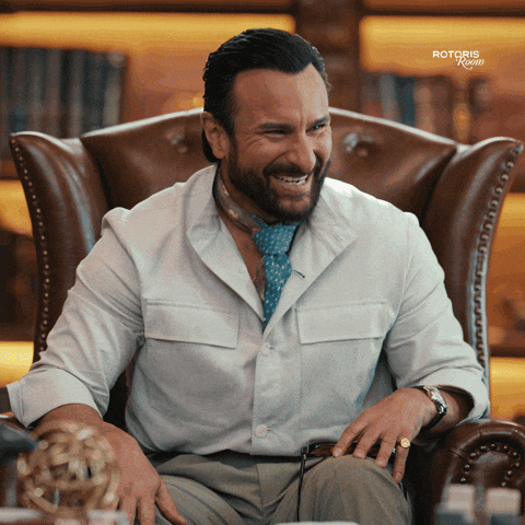 Saif Ali Khan Expression GIF by Rotoris Room