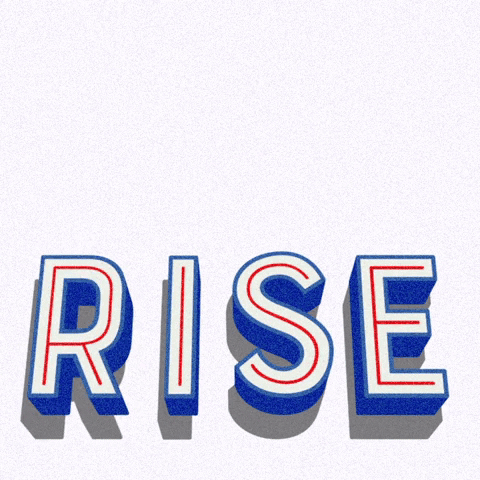 Rise Up 3D GIF by Paula Baines