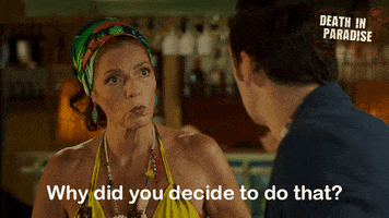 What Are You Doing Bad Decision GIF by Death In Paradise