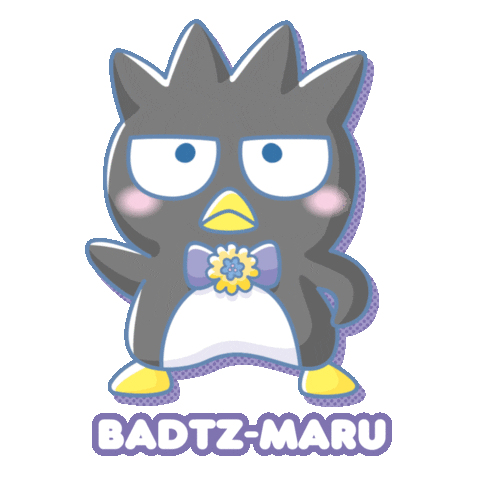 Badtz Maru Flower Sticker by Sanrio