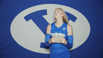 Money Volleyball GIF by BYU Cougars