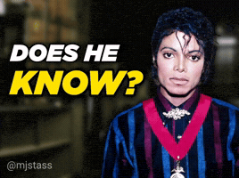 Does He Know Michael Jackson GIF