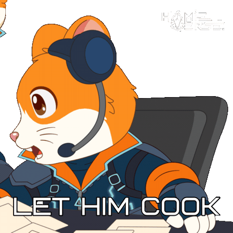 Excited Locked In Sticker by Hamieverse