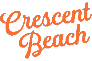 Crescent Beach Sticker by Surfside Beach Co