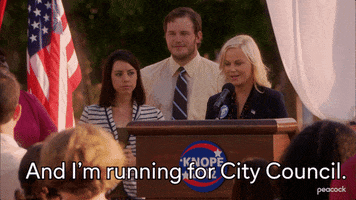 Parks And Recreation Election GIF by PeacockTV