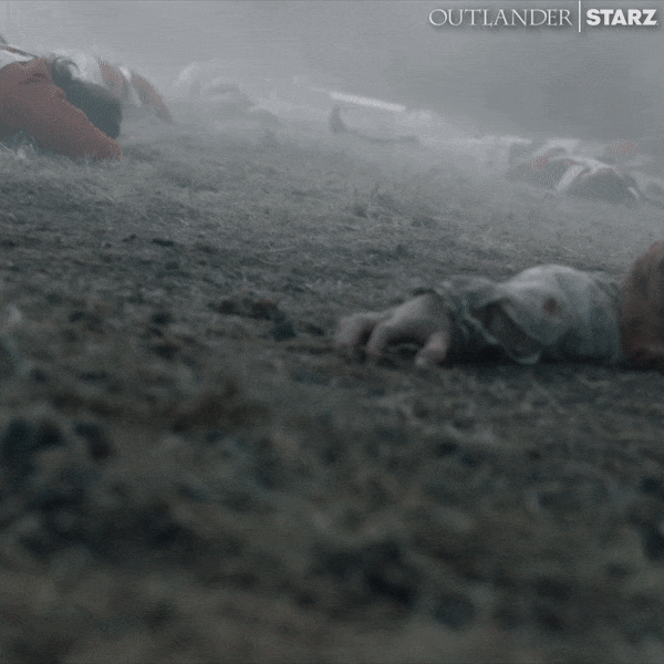 Laying War GIF by Outlander