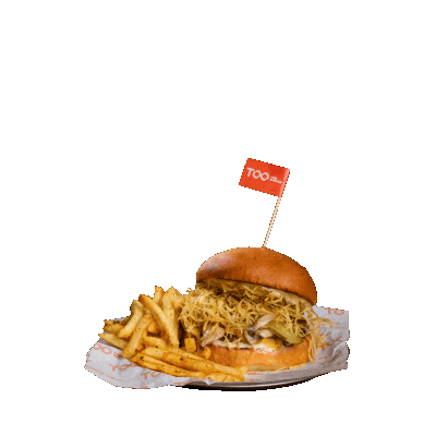 Too Burger Sticker