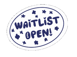 Waitlist Open Sticker by The Craft Pottery