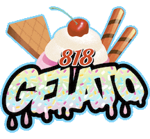 Gelato Sticker by 818 Brands